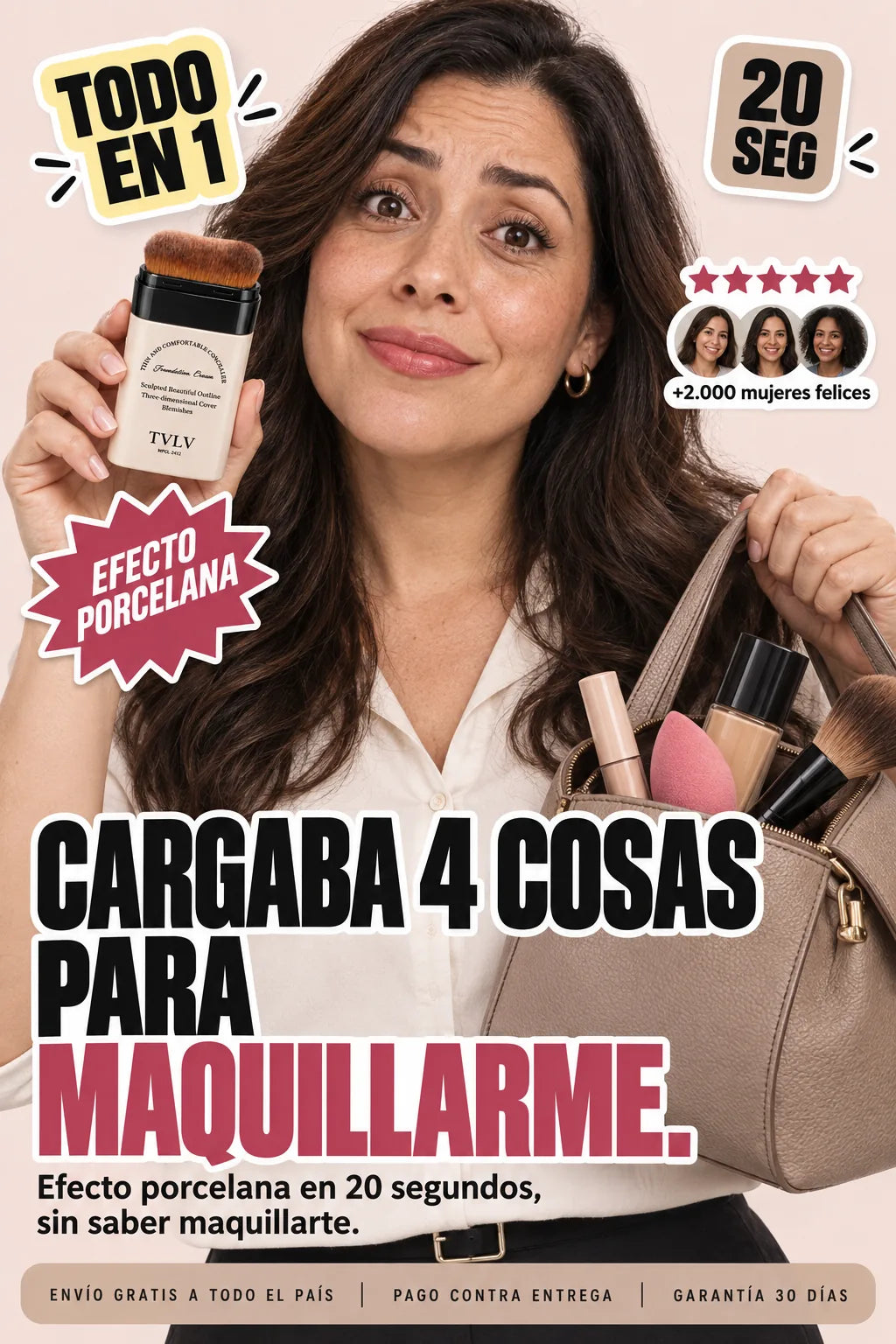 TVLV™ — Base con Brocha Incorporada
