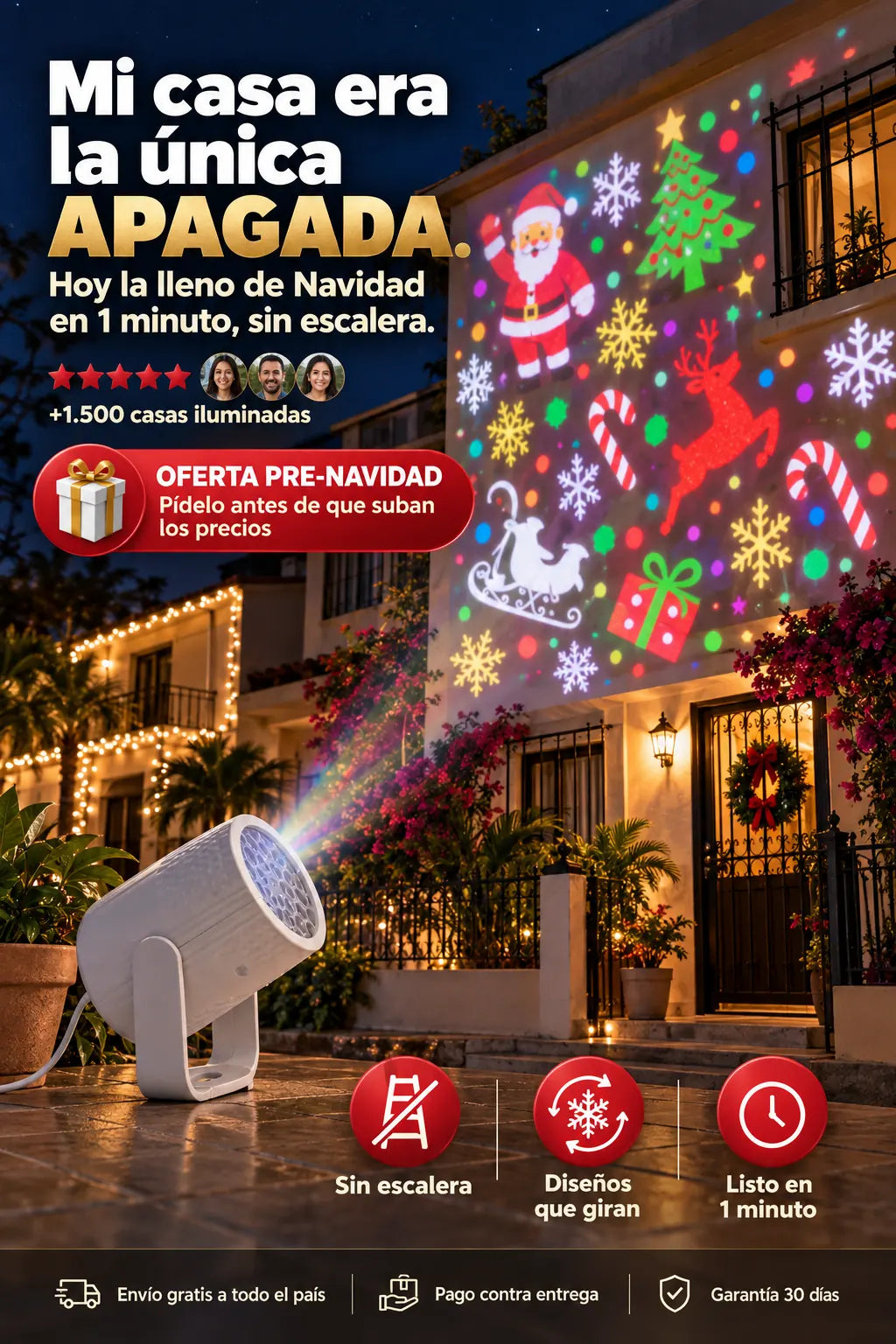 Proyector LedPro navideño — portada