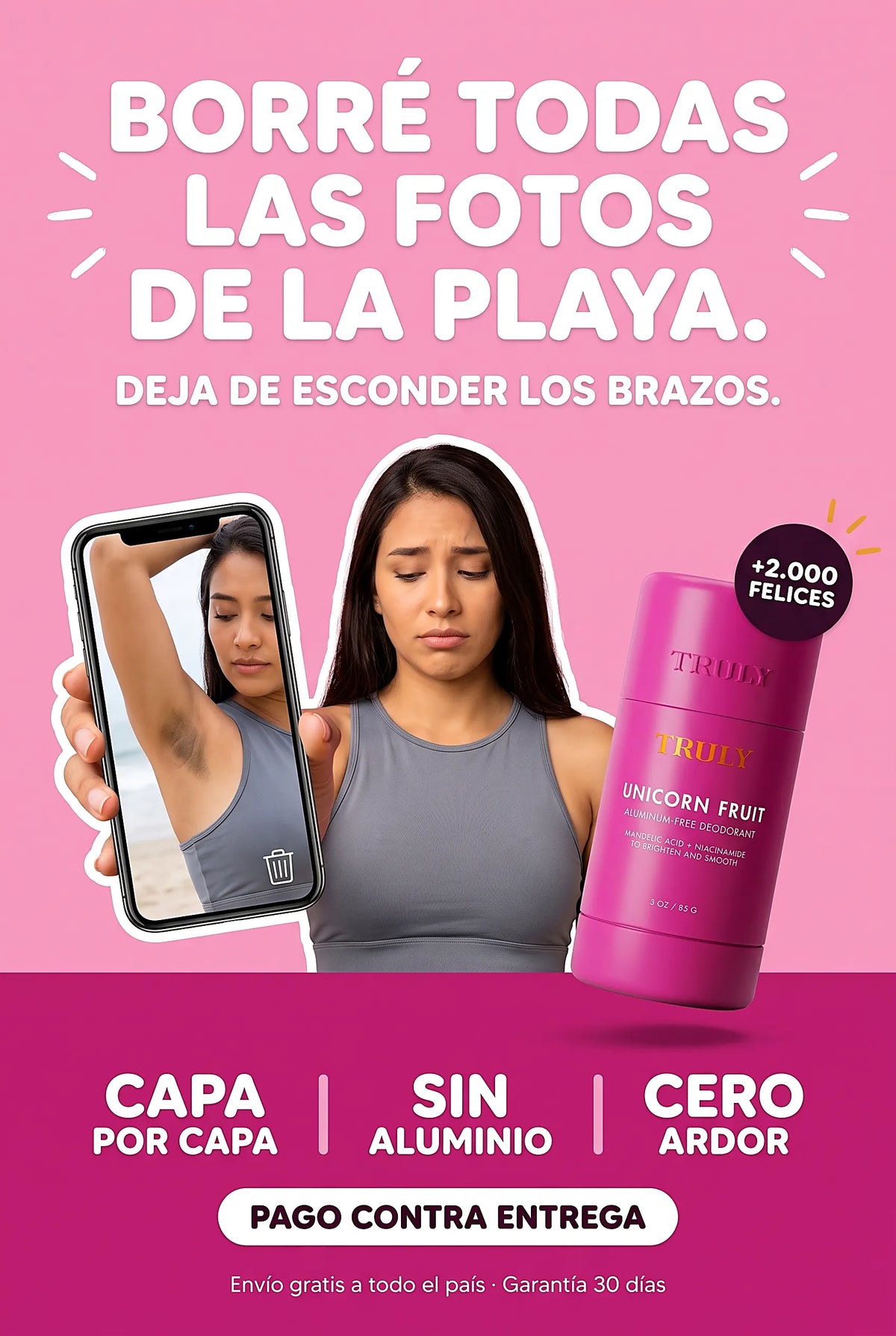 Truly desodorante — portada
